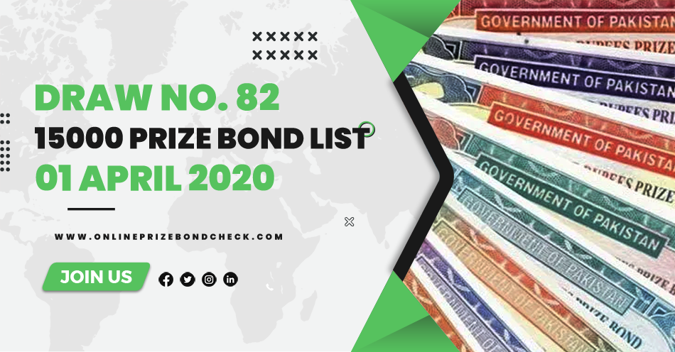 15000 Prize Bond List - 01 April 2020
