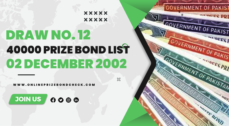 40000 Premium Prize Bond List-02 December 2002