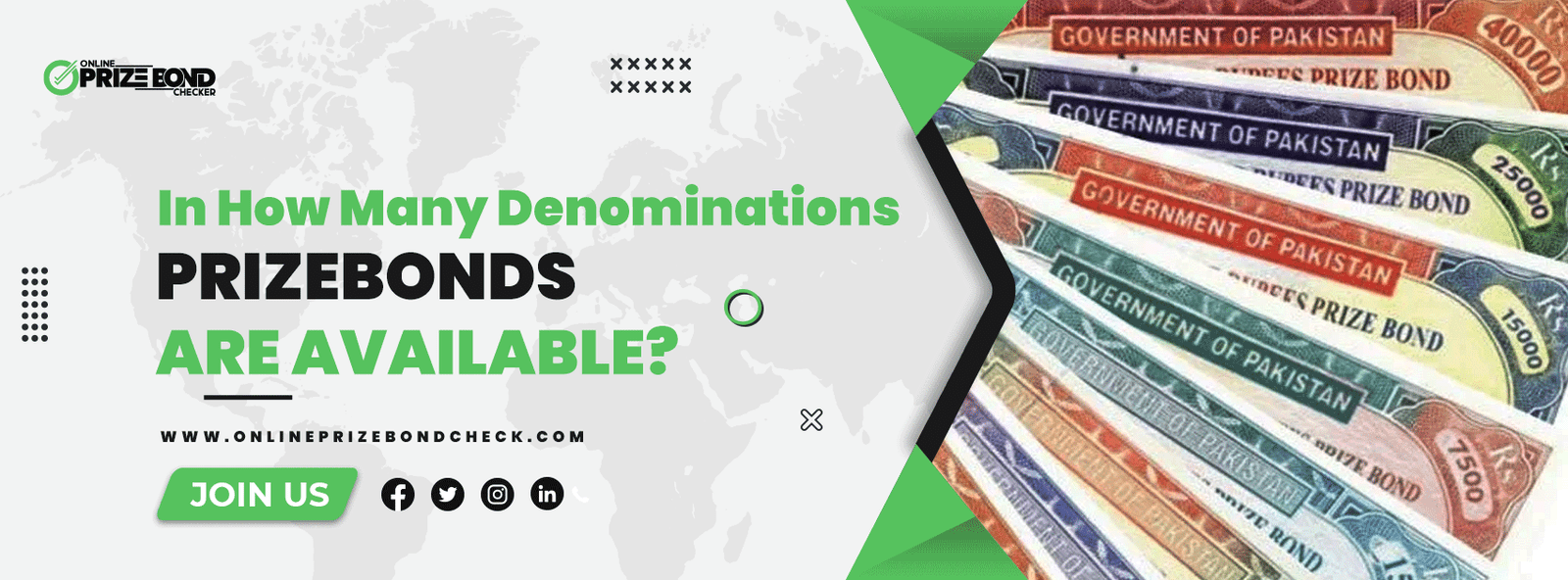 Denominations of Prize Bonds