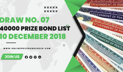 40000-Premium-Prize-Bond-List - 10 December 2018