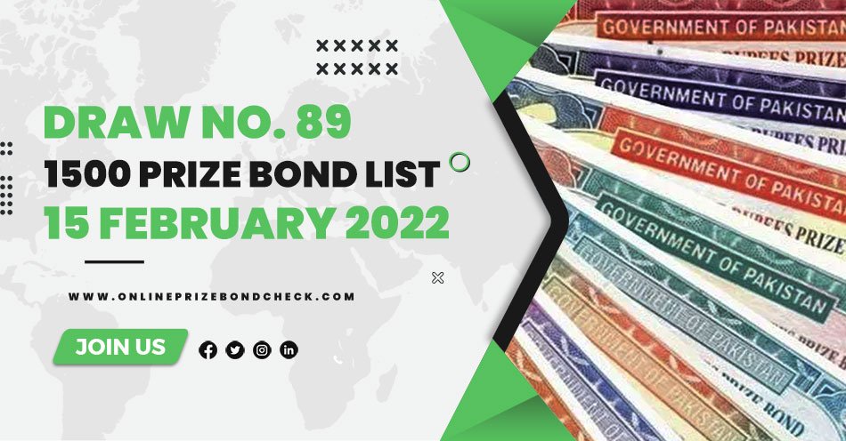 1500 Prizebond list 15-February-2022