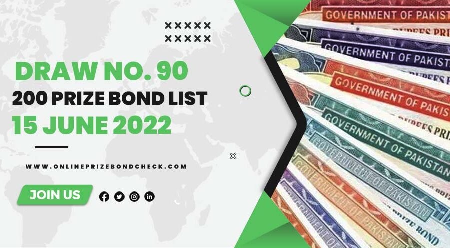 200 Prizebond list 15 June 2022